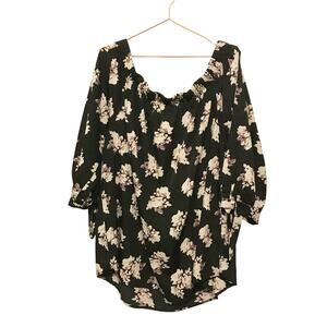 Time to Bloom Floral Blouse - Size 3X - Excellent Condition